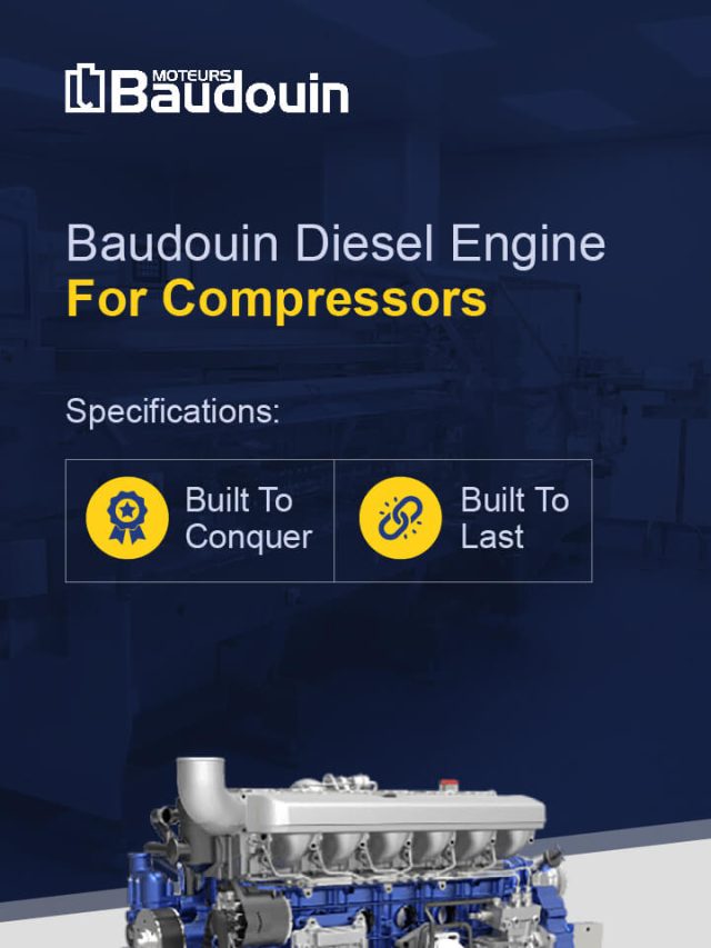 Discover the power of Baudouin Diesel Engines for compressors, designed to conquer any industrial demand with high uptime.