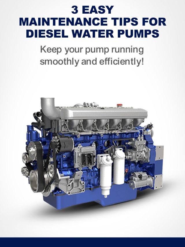 3 Easy Maintenance Tips for Diesel Water Pumps